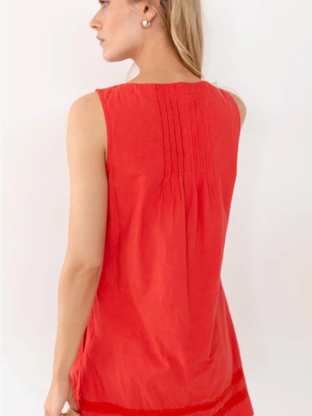 MAREA - EMERSON SHIFT DRESS - POPPY RED
